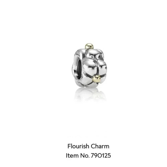 Pandora Charm Flourish 790125 - Picture 1 of 5